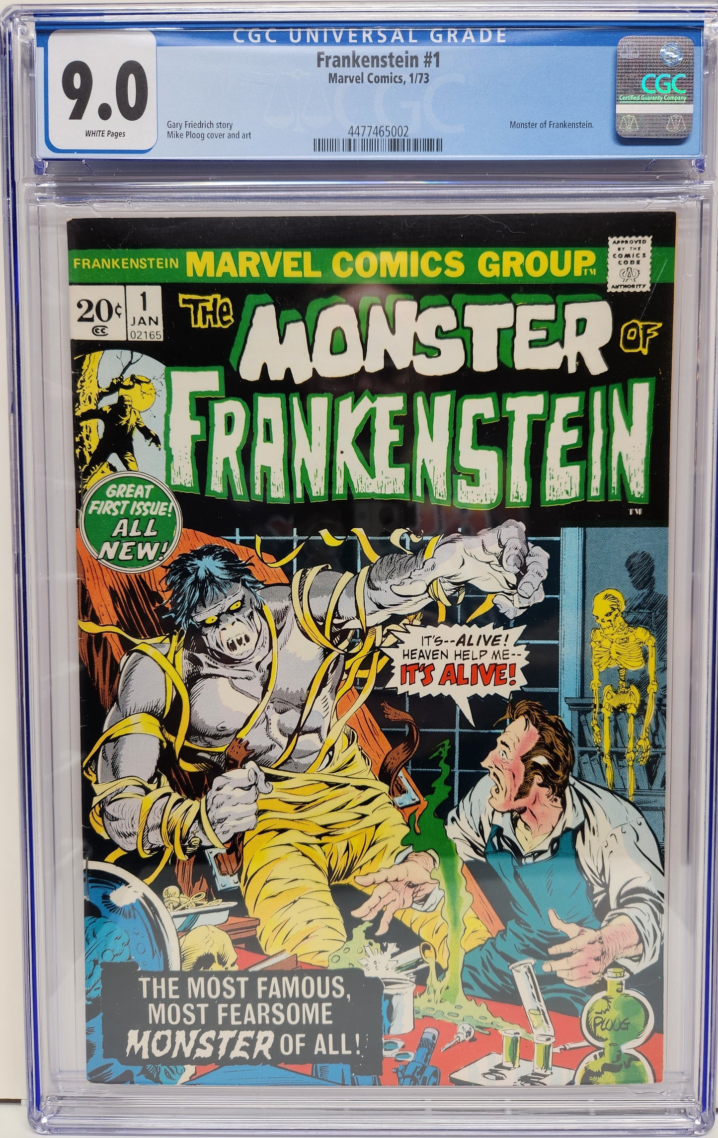 Frankenstein #1 CGC 9.0