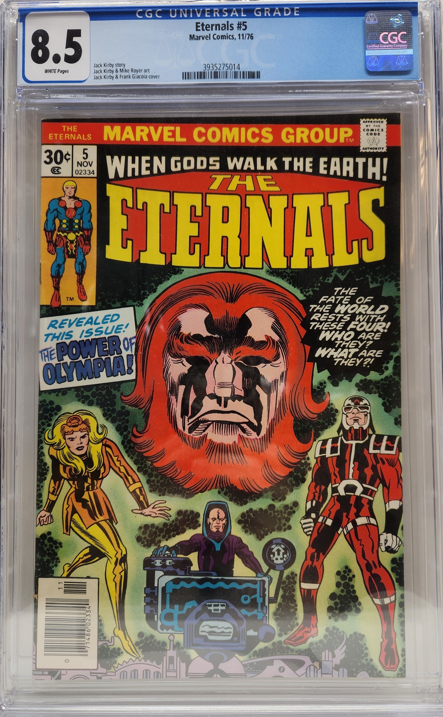 eternals #5 CGC 8.5