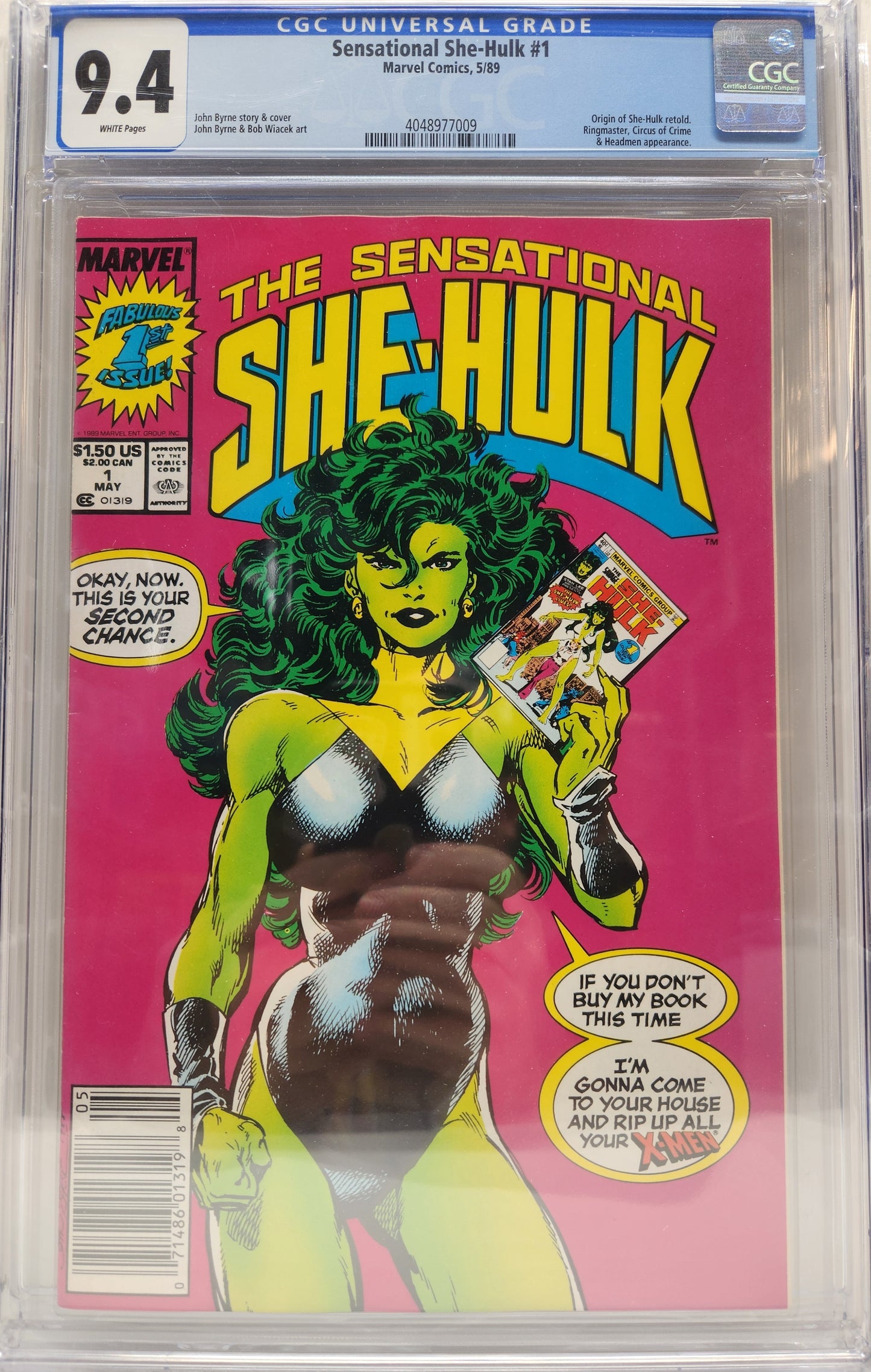 Sensational She-Hulk #1 CGC 9.4