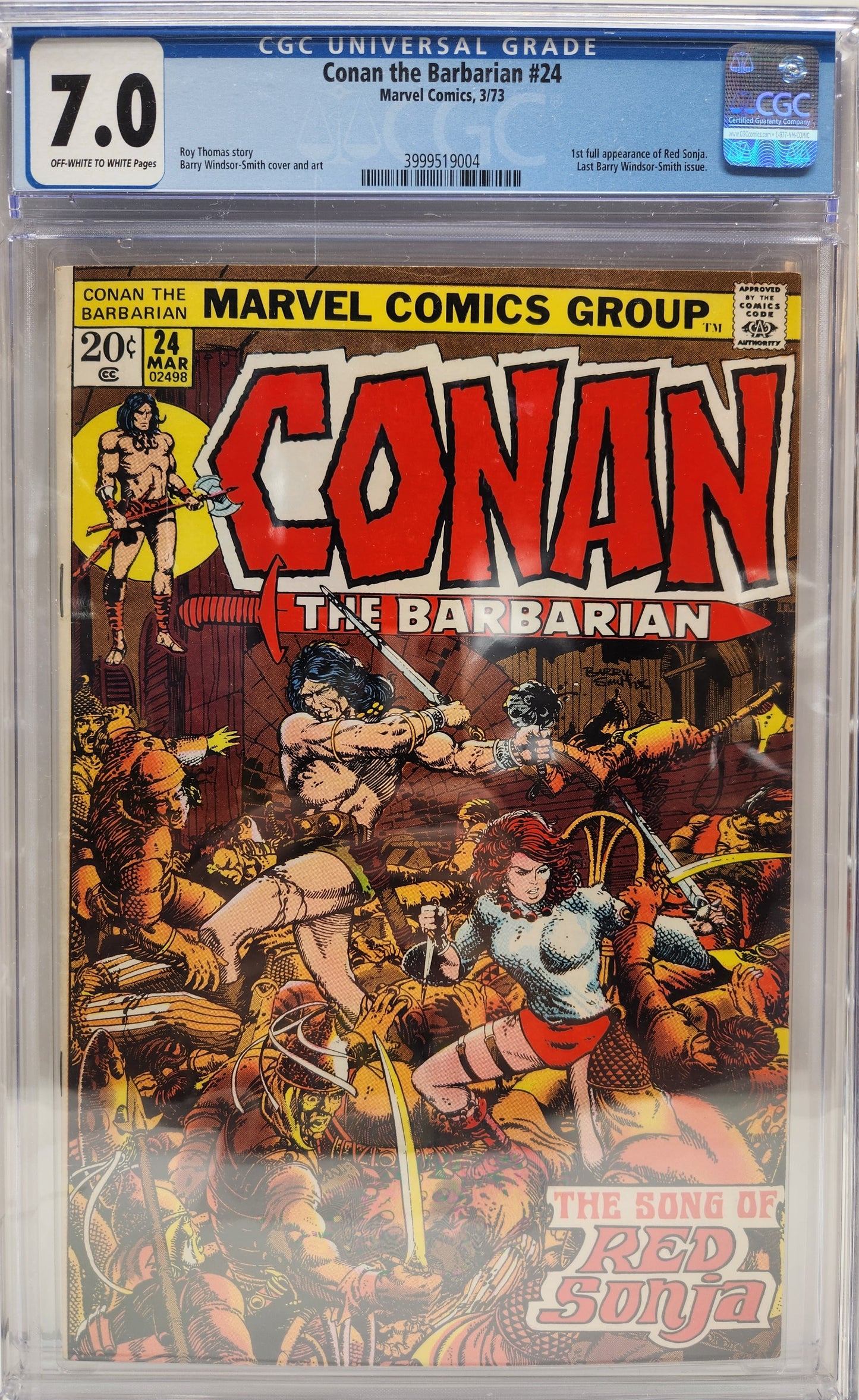 Conan #24 CGC 7.0