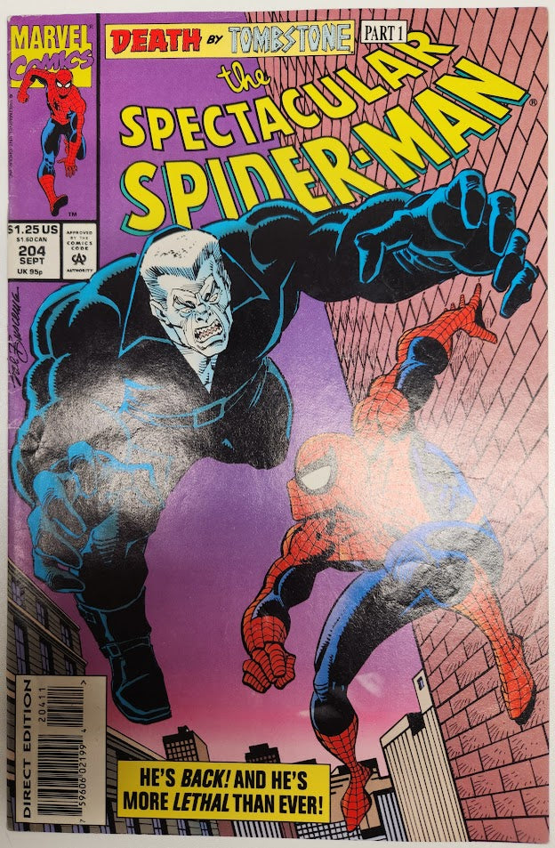 Peter Parker, The Spectacular Spider-Man #204 - VG