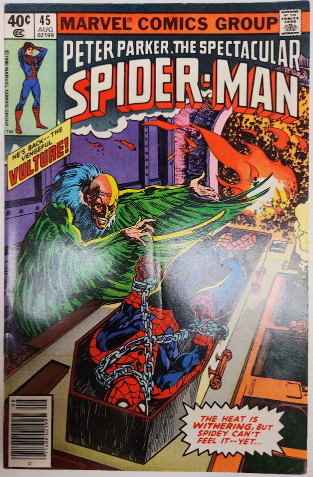 Peter Parker, The Spectacular Spider-Man #45 - FN