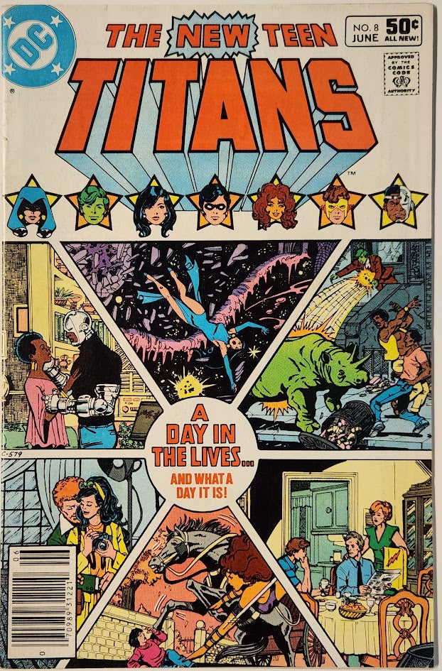 The New Teen Titans #8 - FN