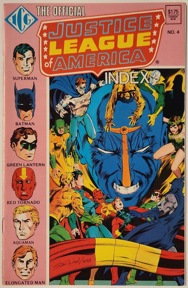 Official Justice League of America Index #4 - FN