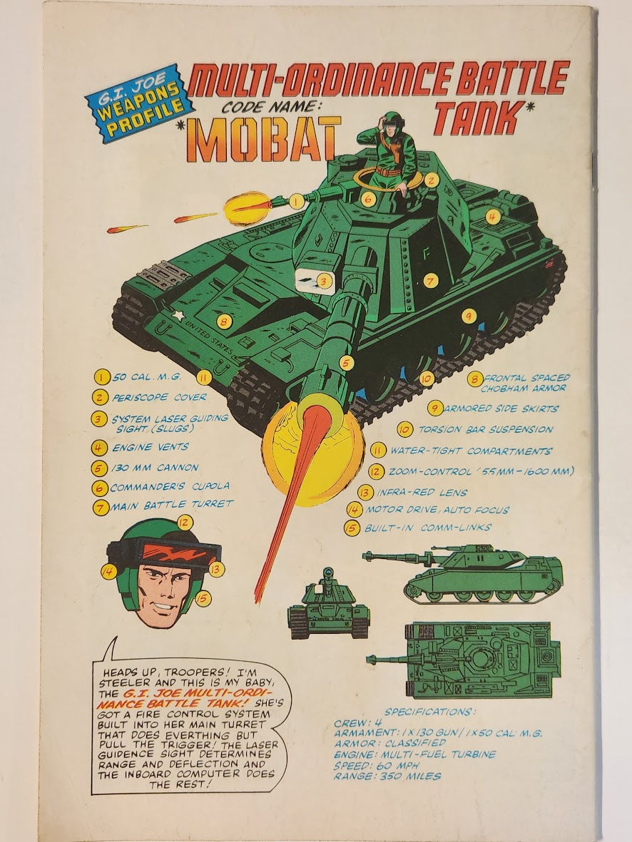 G.I. Joe: A Real American Hero #1 - VG