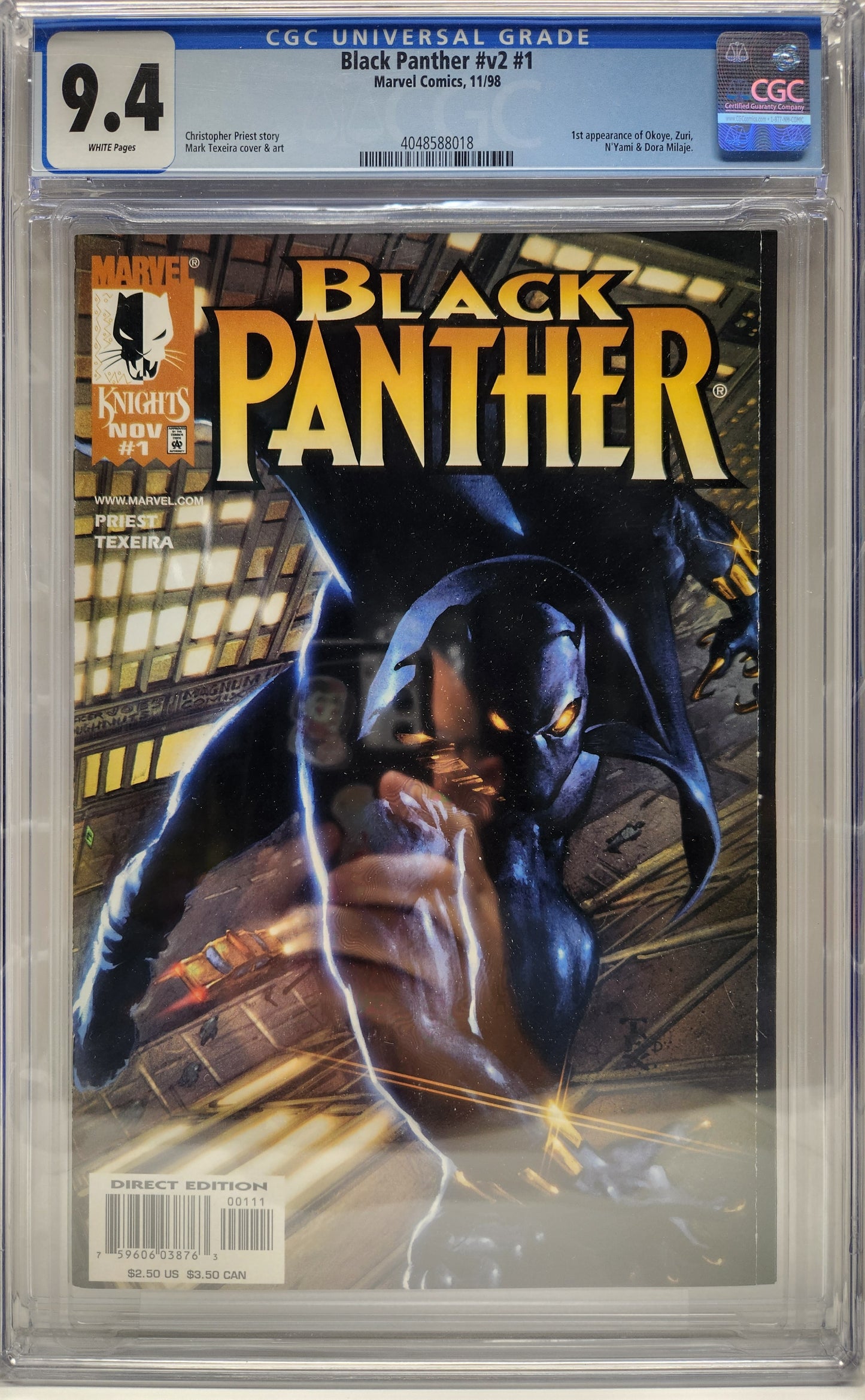 Black Panther # 1 CGC 9.4