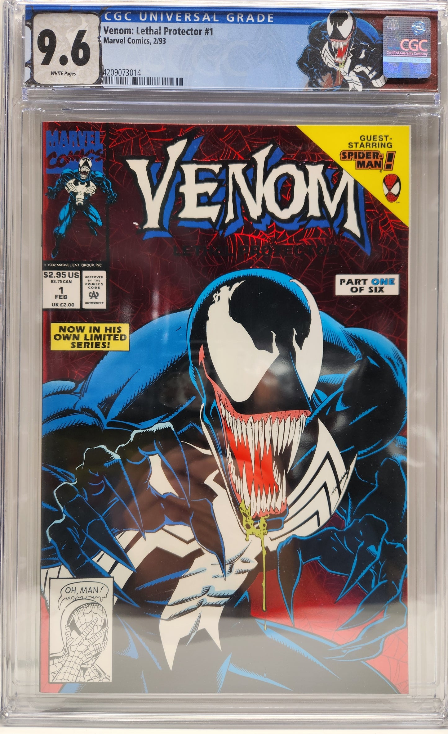 Venom Lethal Protector #1 CGC 9.6