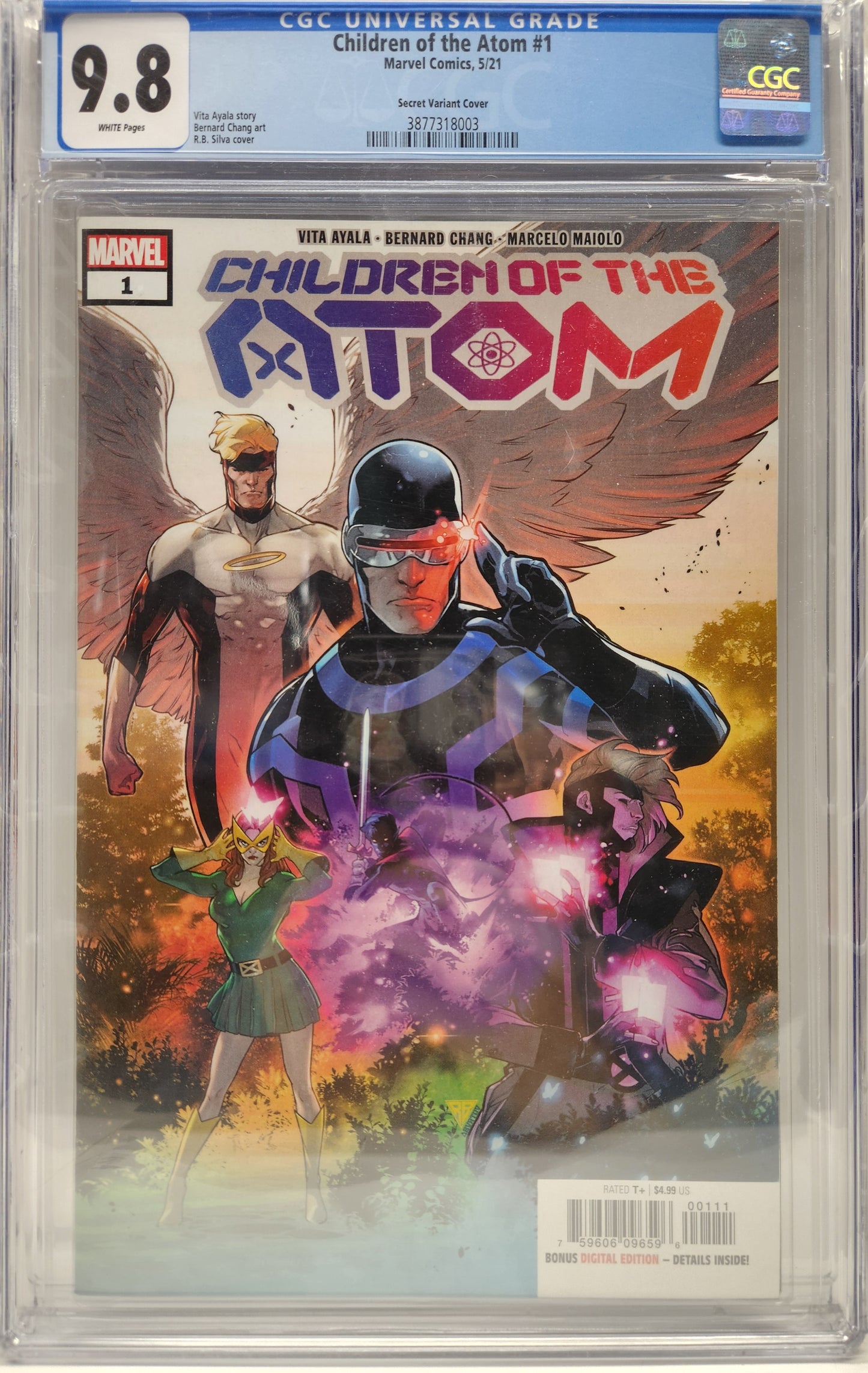 Children of the Atom #1 Secret Variant CGC 9.8