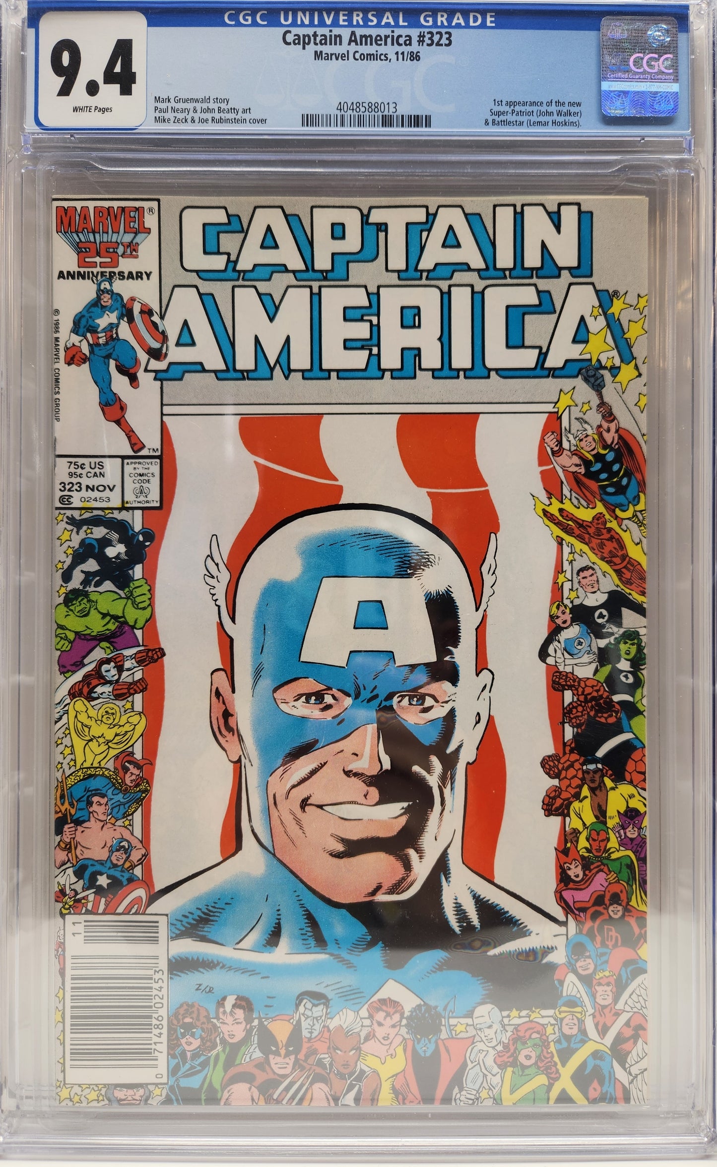 Captain America #323 CGC 9.4