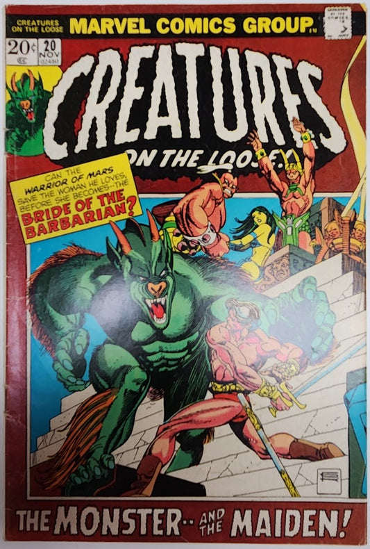 Creatures on the Loose #20 - VG