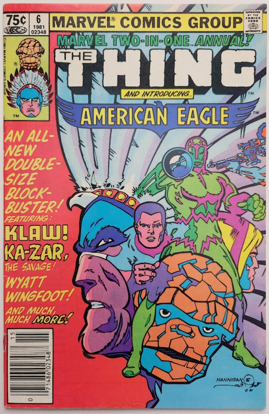 Marvel Two-In-One Annual #6 - VF
