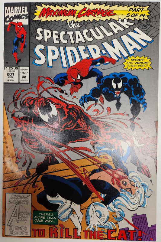Peter Parker, The Spectacular Spider-Man #201 - NM