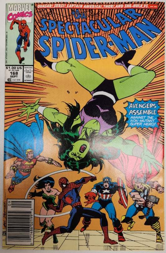 Peter Parker, The Spectacular Spider-Man #168 - VF