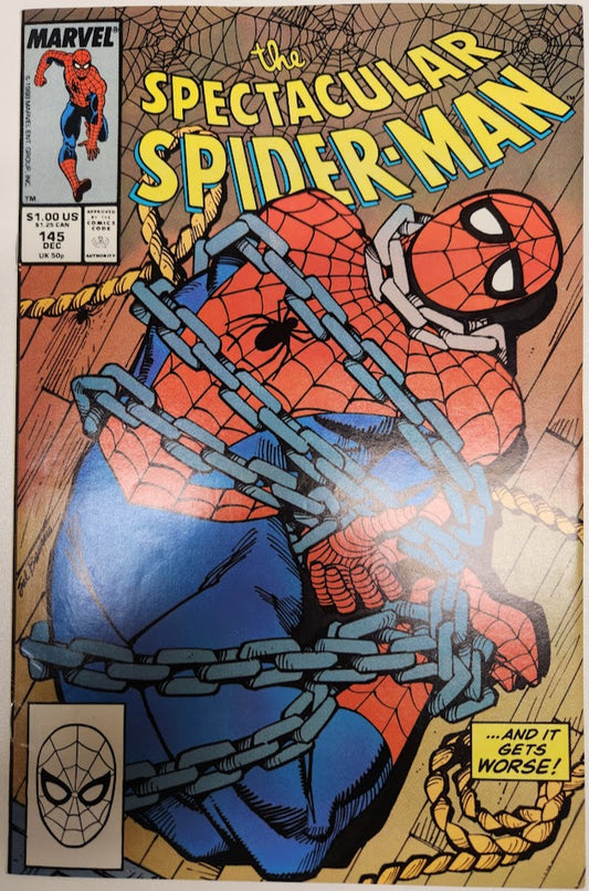 Peter Parker, The Spectacular Spider-Man #145 - VF