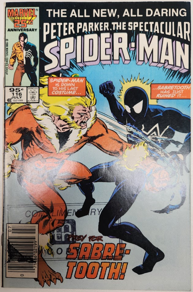 Peter Parker, The Spectacular Spider-Man #116 - VF