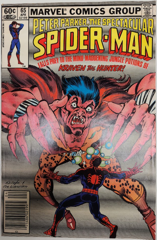 Peter Parker, The Spectacular Spider-Man #65 - FN