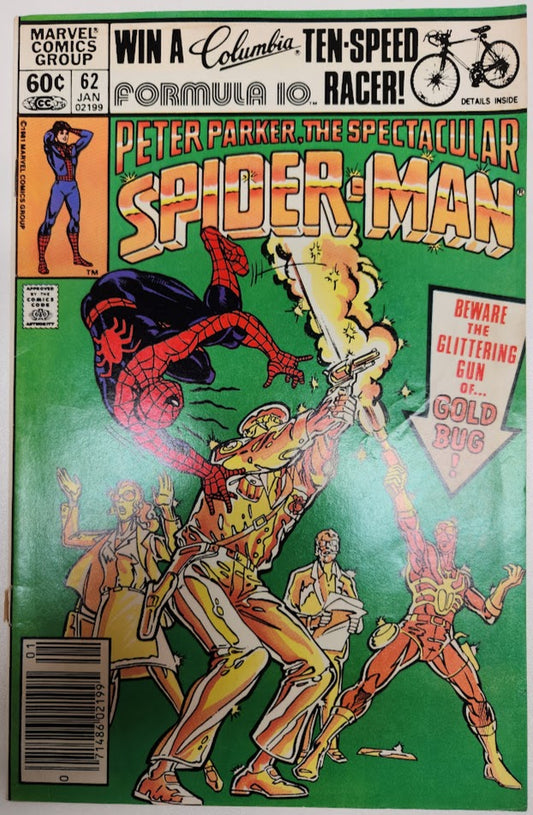 Peter Parker, The Spectacular Spider-Man #62 - FN