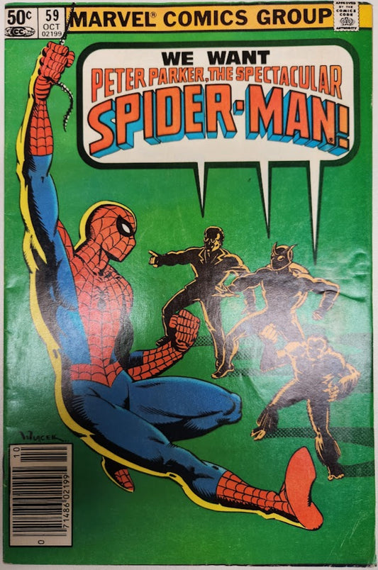 Peter Parker, The Spectacular Spider-Man #59 - FN