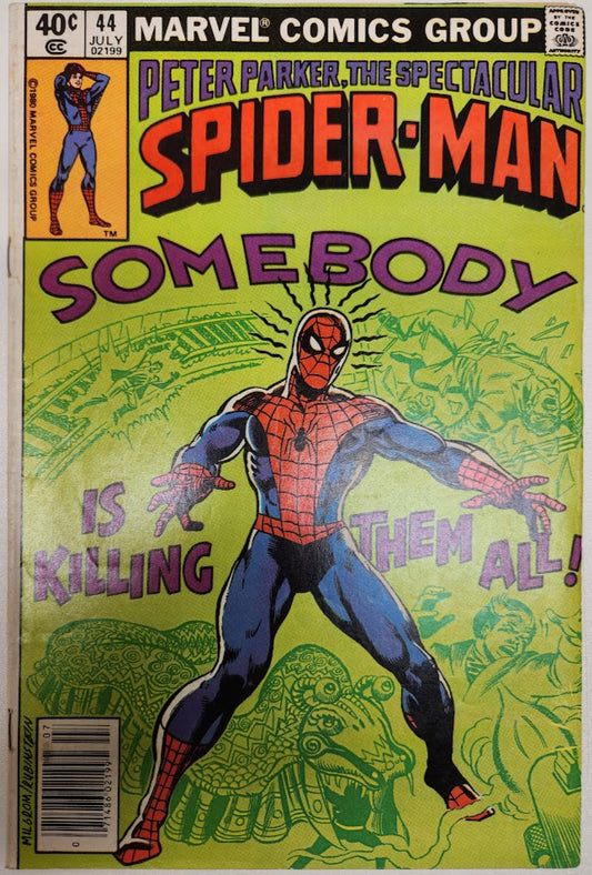 Peter Parker, The Spectacular Spider-Man #44 - FN