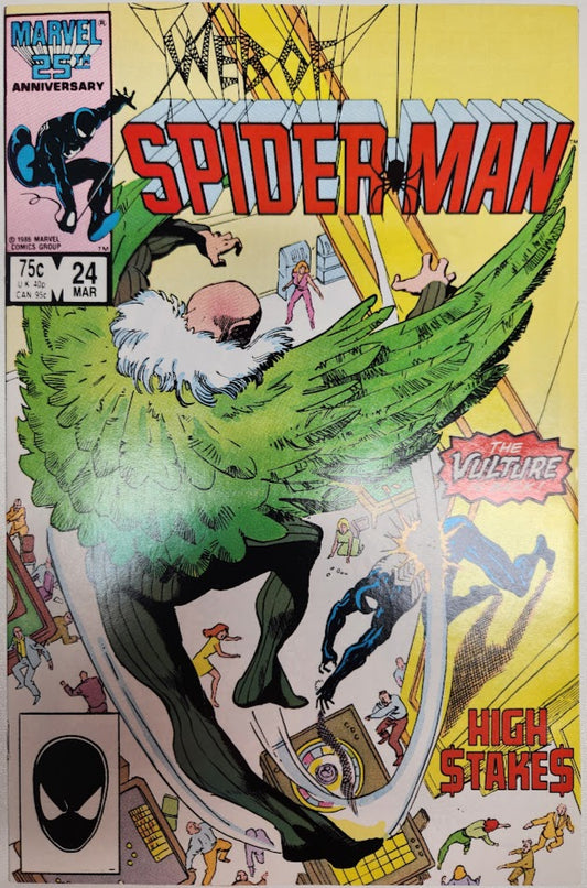 Web of Spider-man #24 - VF