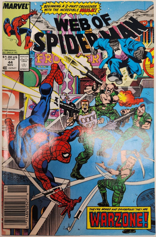Web of Spider-man #44 - VF