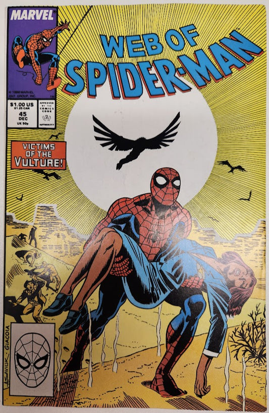 Web of Spider-man #45 - VF