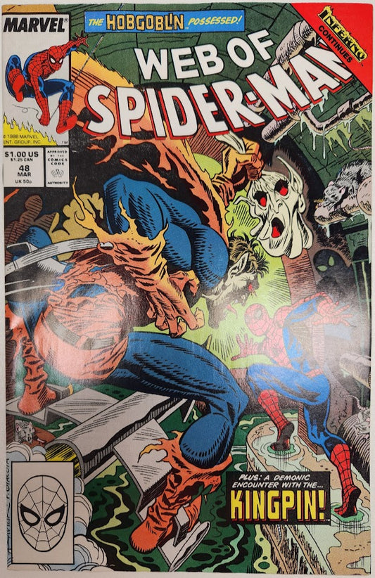 Web of Spider-man #48 - VF