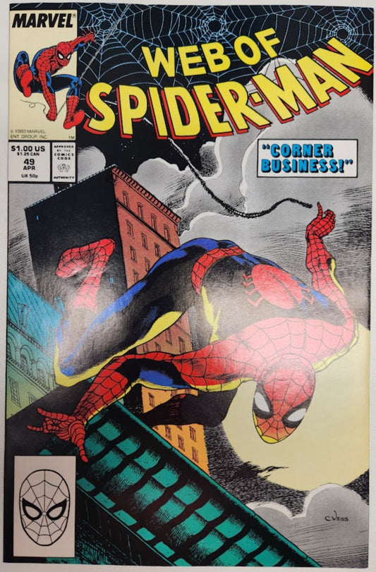 Web of Spider-man #49 - VF