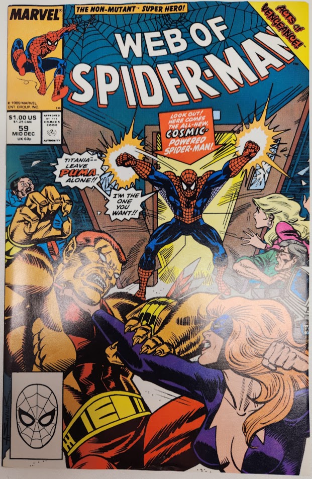 Web of Spider-man #59 - FN