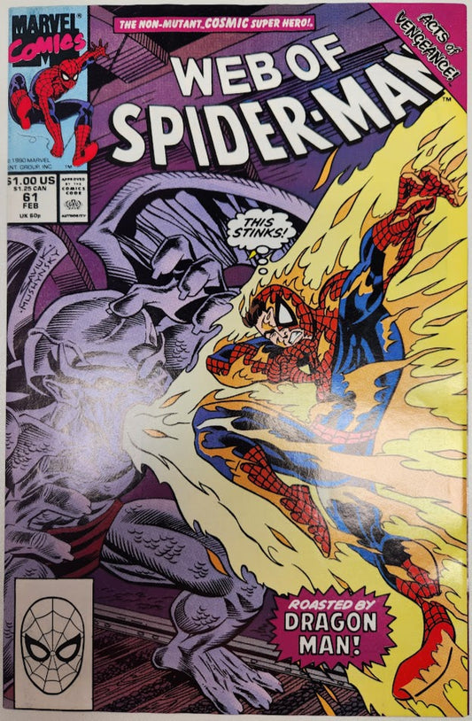 Web of Spider-man #61 - VF