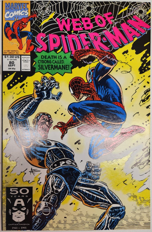 Web of Spider-man #80 - VF