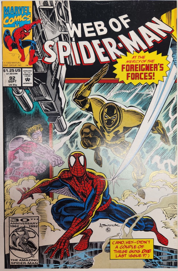 Web of Spider-man #92 - FN