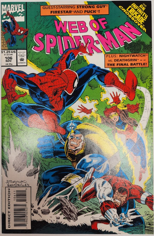 Web of Spider-man #106 - VF