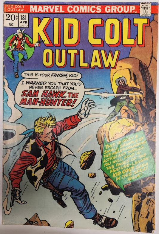 Kid Colt Outlaw #181 - VG