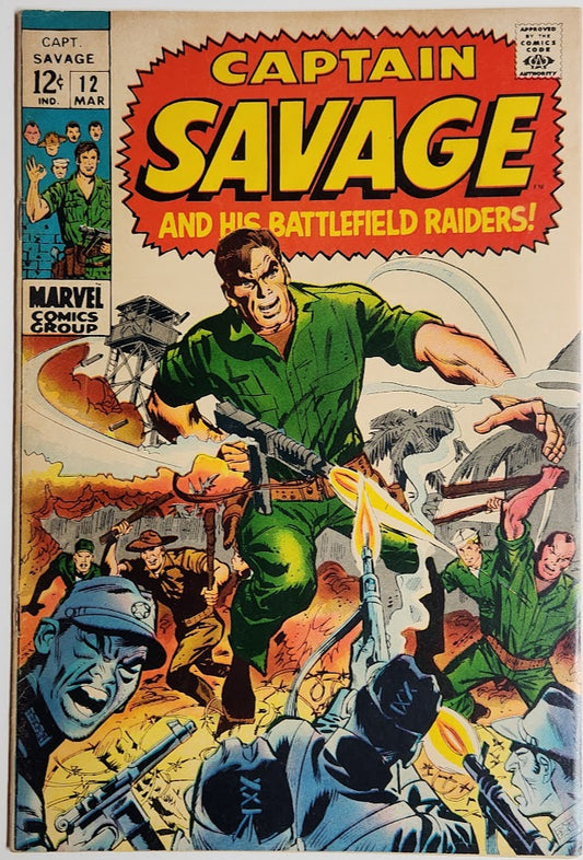 Captain Savage #12 - FN