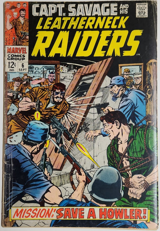 Captain Savage and His Leatherneck Raiders #6 - VG
