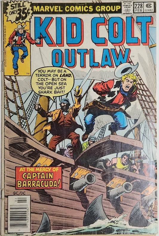 Kid Colt Outlaw #228 - VG