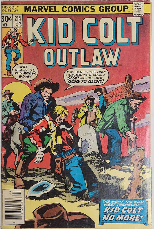 Kid Colt Outlaw #214 - VG