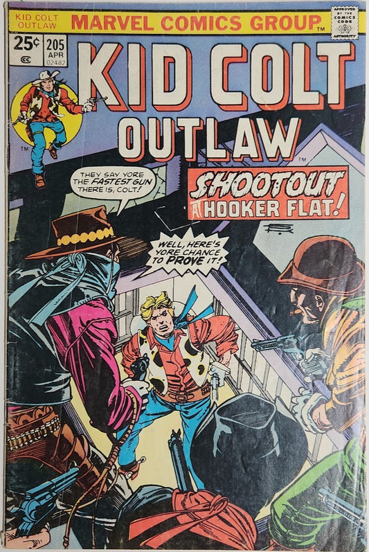 Kid Colt Outlaw #205 - VG