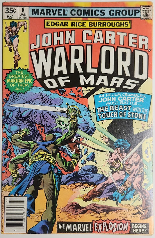 John Carter, Warlord of Mars #8 - FN