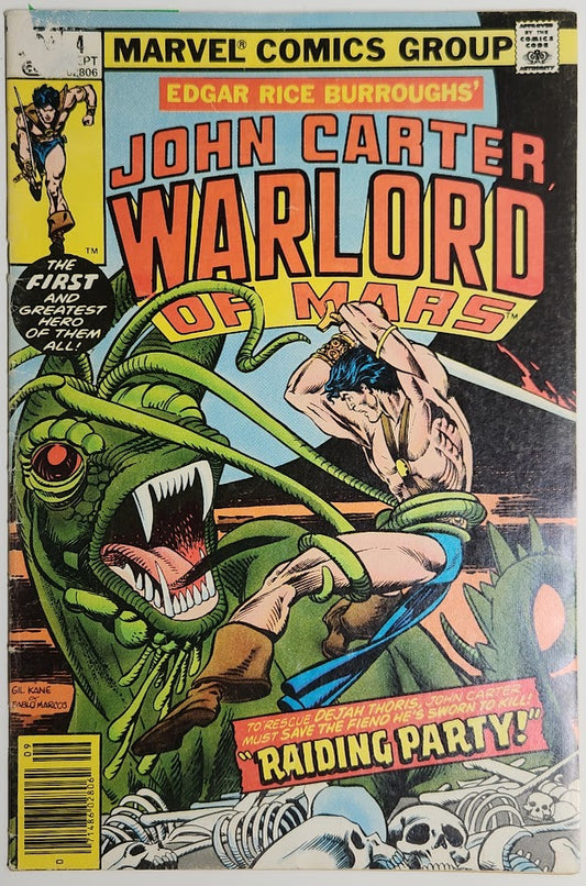 John Carter, Warlord of Mars #4 - VG