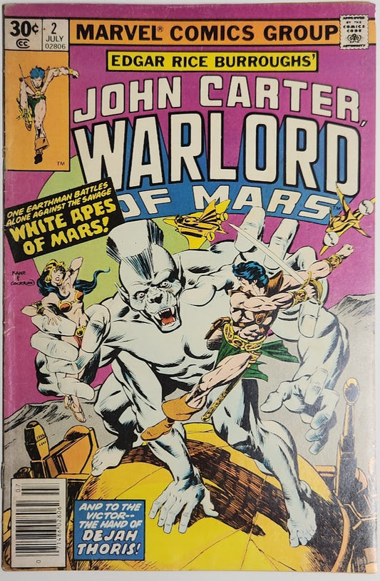 John Carter, Warlord of Mars #2 - VG