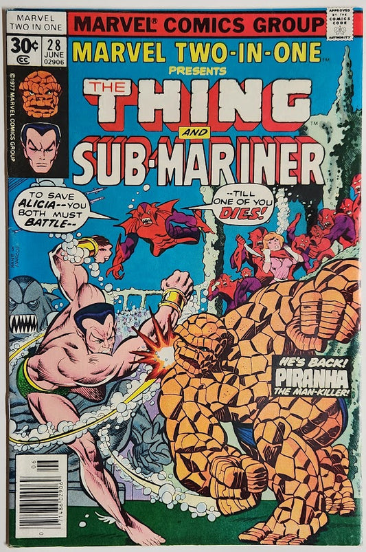 Marvel Two-In-One #28 - FN