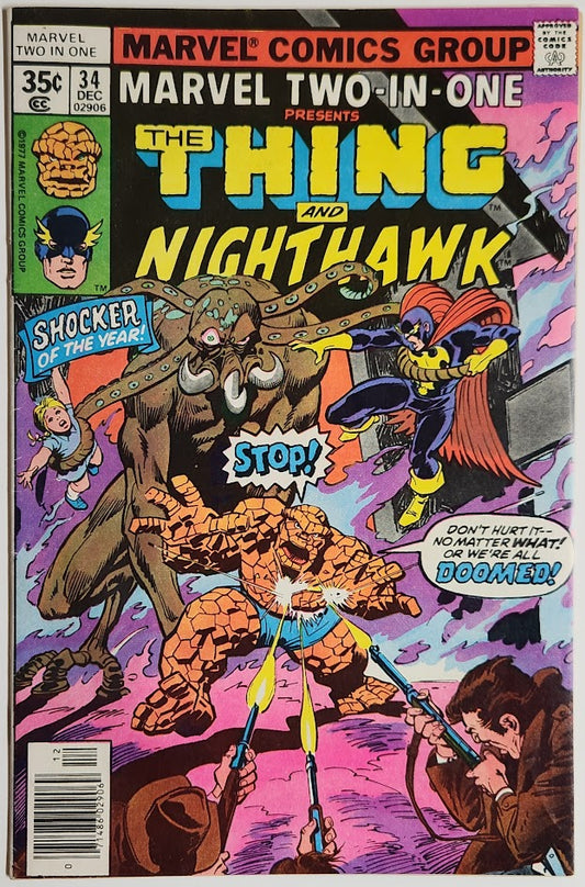 Marvel Two-In-One #34 - FN