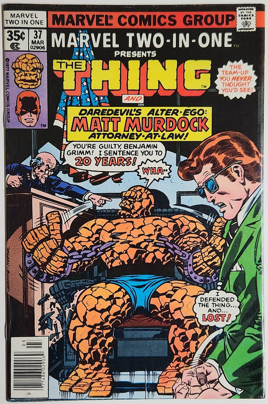 Marvel Two-In-One #37 - VF