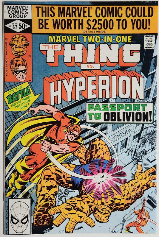 Marvel Two-In-One #67 - VF