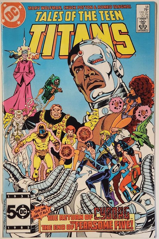 Tales of the Teen Titans #58 - VF