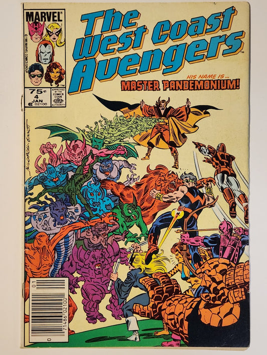 West Coast Avengers #4 - VG