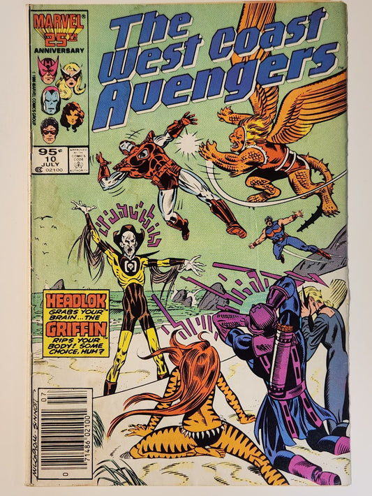 West Coast Avengers #10 - VG