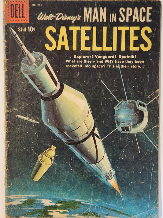 Four Color #954 - Man in Space Satellites - PR